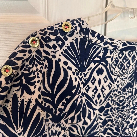 Lilly Pulitzer Vivvy Dress By Land or By Sea High Tide Navy Size XSmall XS - Picture 11 of 16